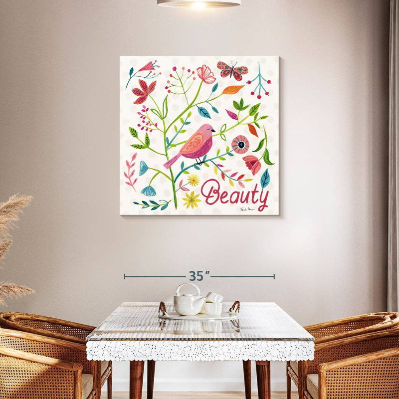 Budding Beauty II, 36" H x 36" W