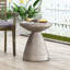 Table d'appoint d'extérieur en béton léger-737617788