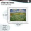 «Plain Near Auvers», reproduction d'art sous verre encadrée, design par Vincent Van Gogh-340290193-340290194