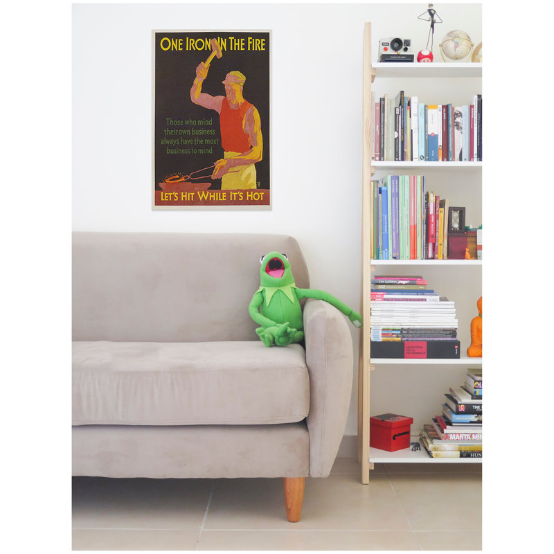 Buy Art For Less " One Iron In The Fire Motivational " by Public Domain