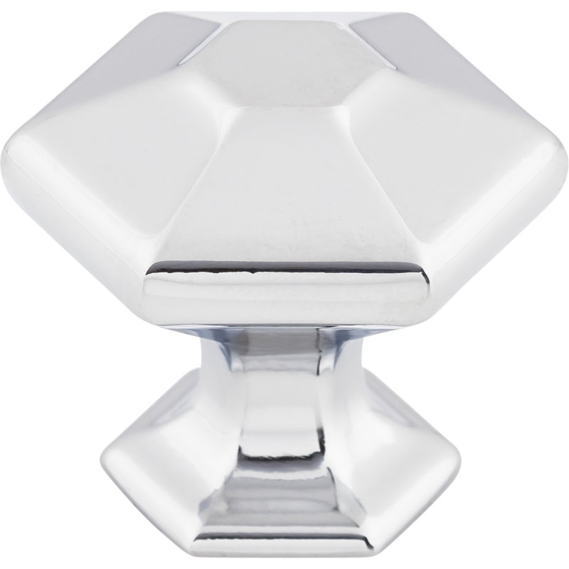 Spectrum Round Knob, 1 1/8" Knob Diameter, Polished Chrome