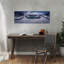 «Snowy Mountain River», art dramatique paisible et paisible paysage de montagne-138076776
