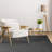 Amorrah Furnish my Place Modern Indoor/Outdoor Commercial Solid Color Rug - Pet and Kids Friendly Rug, Stain Resistant, Floor Carpet for Living Room & Hallway, Wedding - Grey-1991384674