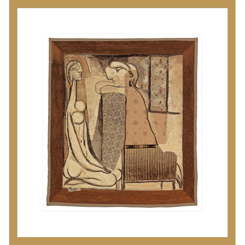 «Secrets (Confidence) or Inspiration» par Pablo Picasso, impression giclée sur cadre, H 19,2 po x l 17,75 po