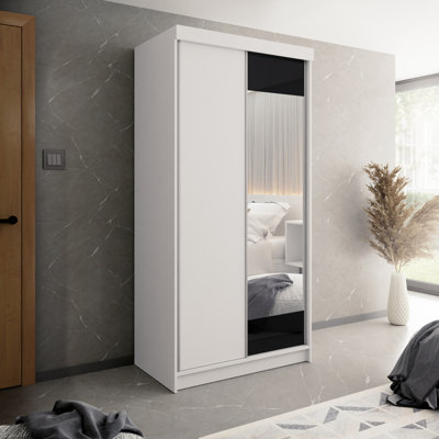Akaylah 2 Door Glass Wardrobe