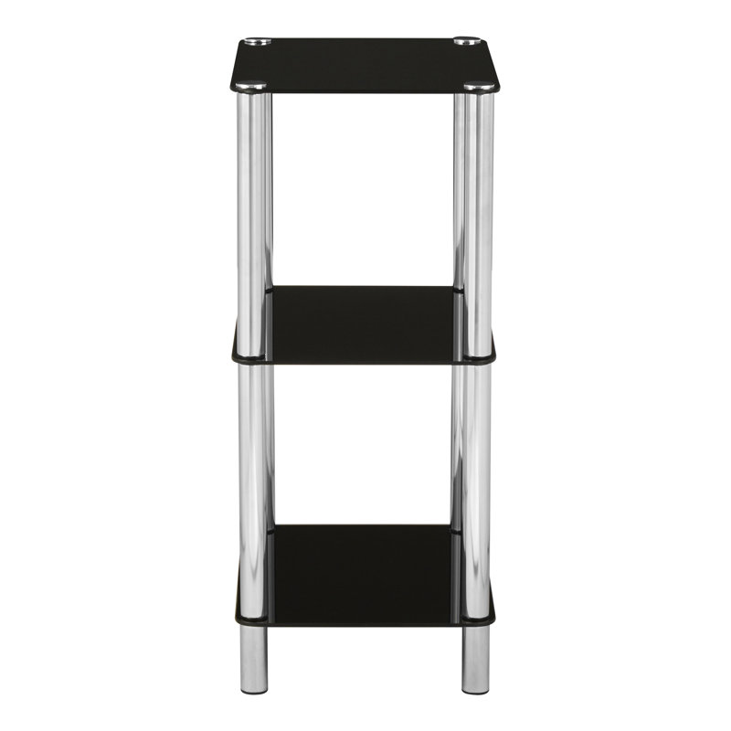 70cm H x 42cm W Glass Etagere Bookcase
