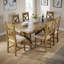 Ciro 2m Extending Dining Table & Solid Oak Set 6  Cross Back Chairs-192775170-192775171