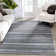 Elle Well Woven Verity Giselle Moroccan Abstract Stripe Grey Area Rug