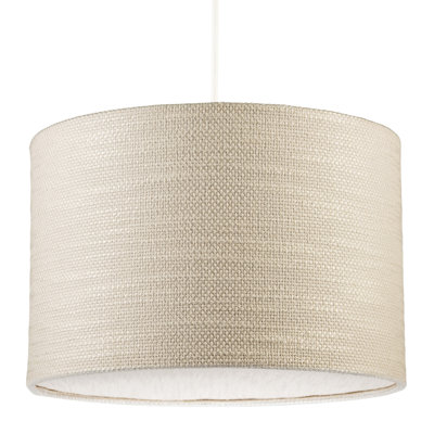 20cm H Fabric Drum Lamp Shade ( Slip-On )