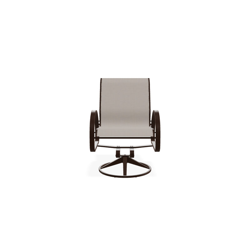 Fauteuil de patio pivotant Hiraku, Naturel, Kona texturé