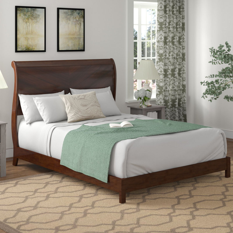 Felis Solid Wood Bed, King