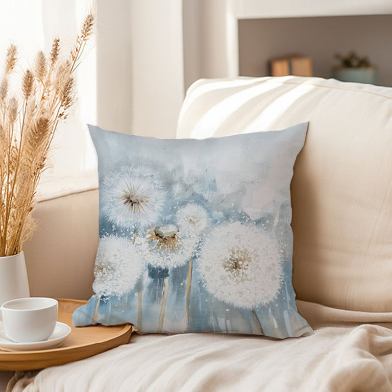 Botanical Dandelion Dreams Modern, H 16 po x l 16 po
