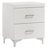 White 2-Drawer Nightstand