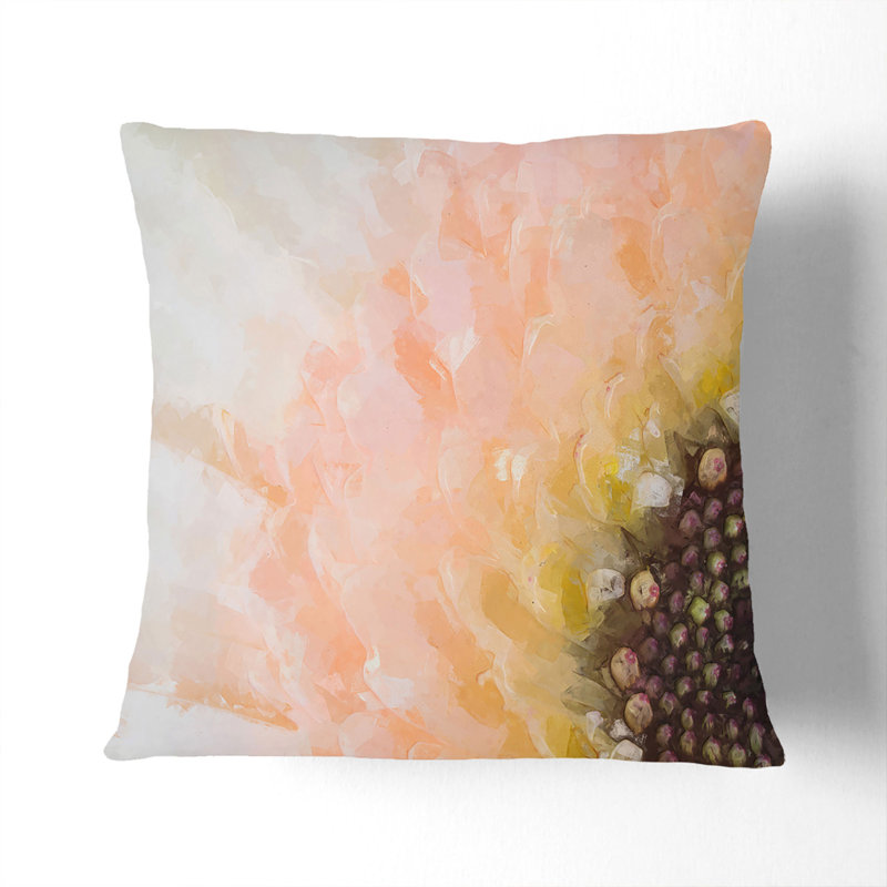 Petals of a Gerbera Flower DBL Cushion with Filling, 40cm H x 40cm W x 15cm D