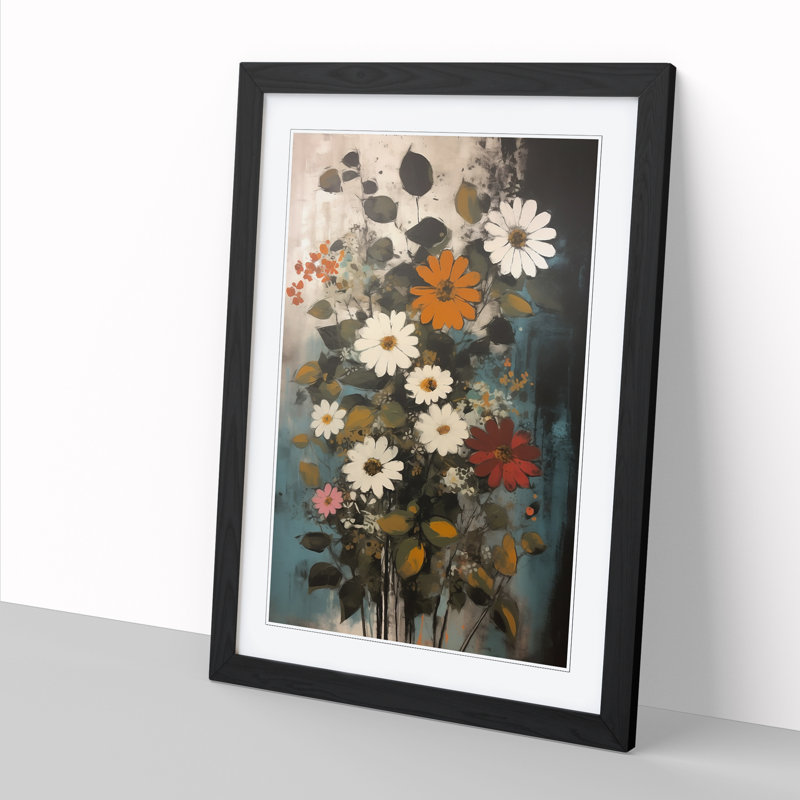 Flowers Mid Century Style Vol.1 - Picture Frame Print