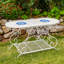 43 po Table de jardin Écusson