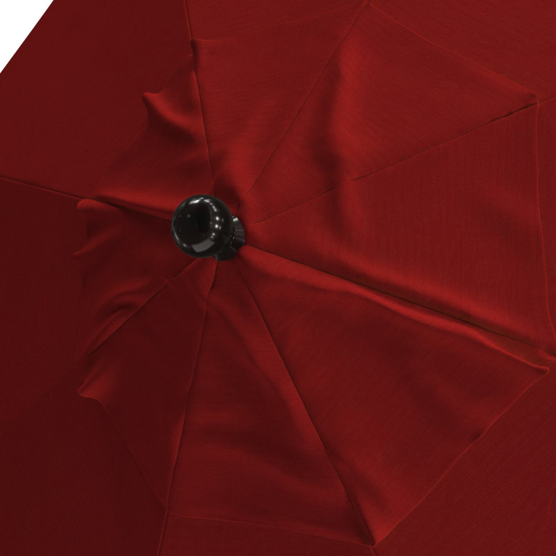Parasol de marché 11 pi Bertile, Rouge - oléfine