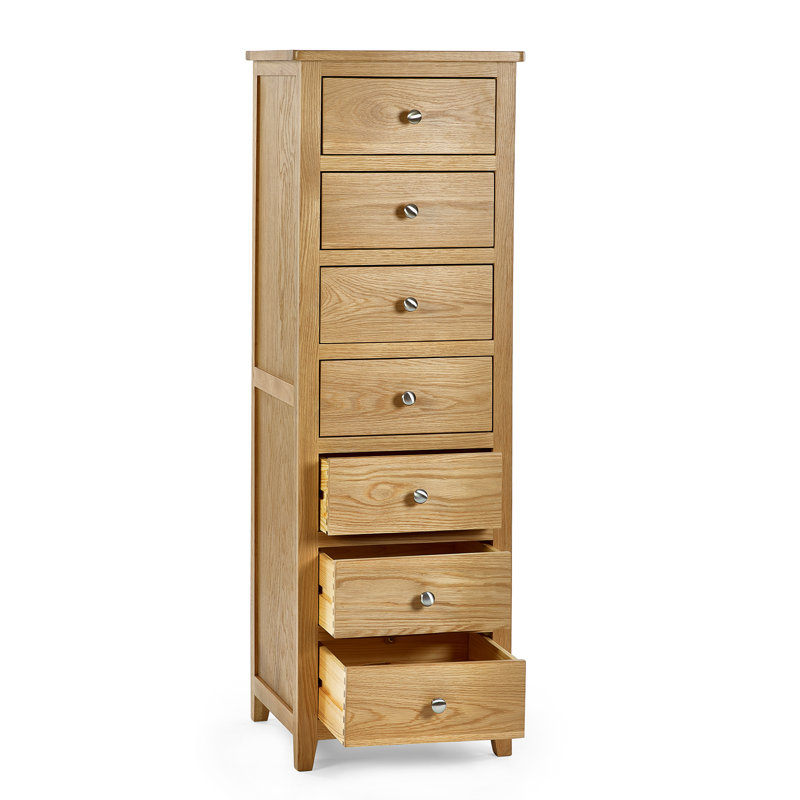 Henryson Solid Wood 48cm W 7 - Drawer Chest of Drawers