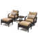 Barcelo 7 Piece Rattan Conversation Set with Cushions