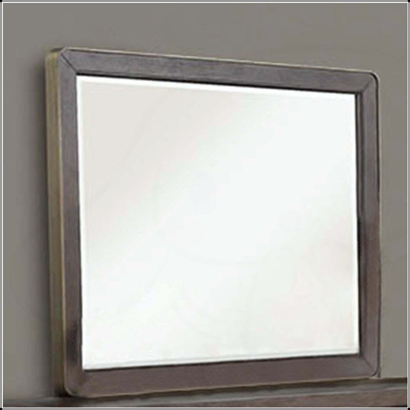 Miroir brun antique