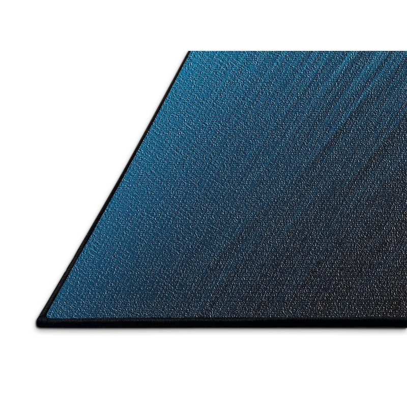 Tapis bleu area style 63, Rectangle 5 pi x 7 pi