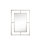 Boston Rectangle Stainless Steel Beveled Mirror