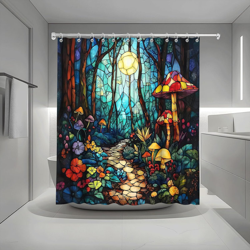 Rideau de douche Fantasy Forest