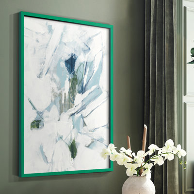 Ice Cavern IV Framed Print - Solid Wood