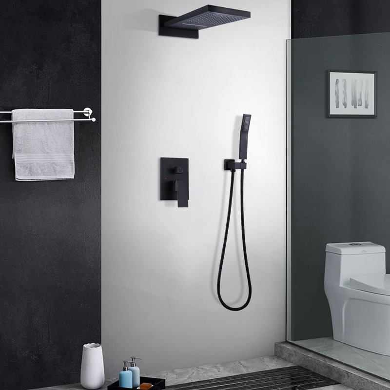 Système de douche complet avec valve brute