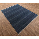 Contemporary One-of-a-Kind Rectangle 8 X 10'1" Hand Knotted Area Rug