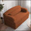 Causeuse pliable en velours côtelé avec coussin moelleux-133086489