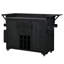 Chariot de barbecue extérieur avec plateau en acier inoxydable-123653413