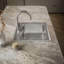 Staccato 25" L x 22" W x 8-5/16" Top-Mount Single-Bowl Kitchen Sink with Single Faucet Hole-1724195602