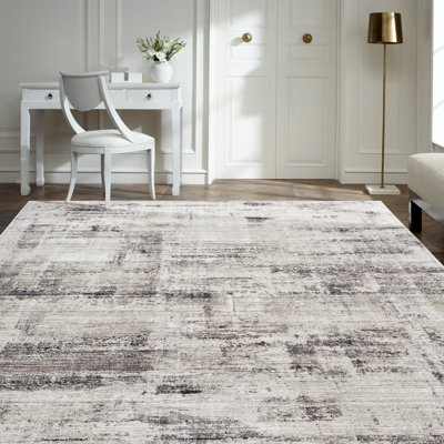 Viscose Abstract Indoor Rug
