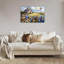 Ferme, champ de fleurs sauvages, sans cadre, art mural, l 36 po x L 24 po