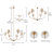 Roverta 6-Light Dimmable Chandelier with Adjustable Length-753179264