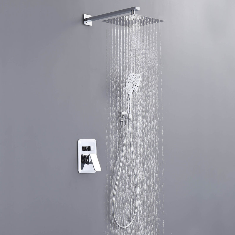 All-In-One Kit with Rough in-Valve, Chrome
