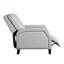 Chaise inclinable de style transitionnel