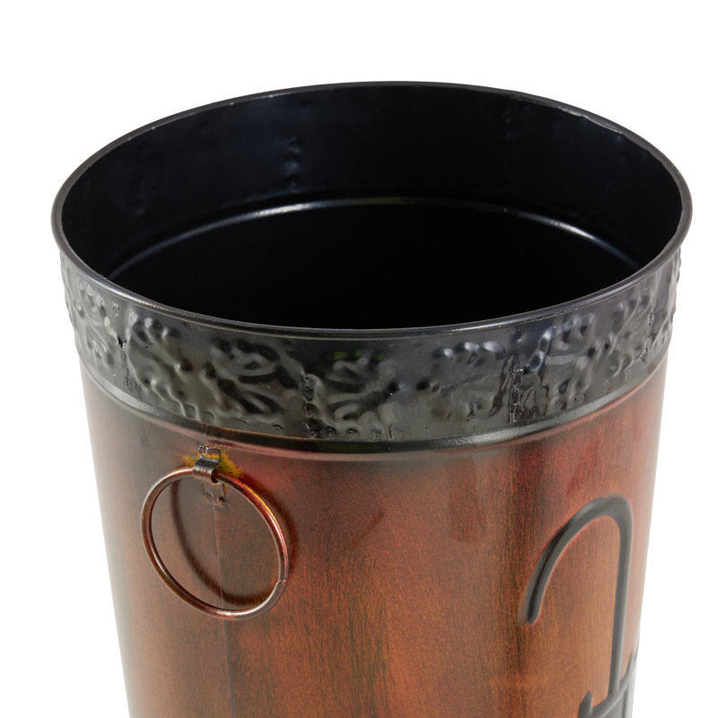 Ciccone Metal Umbrella Stand, Bronze