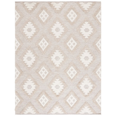 Keyin Hand Woven Wool Pile Southwestern Rug