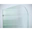Aurora 30 in. x 78 in. Fully Frameless Fluted Radius Single Fixed Shower Panel-128935228-68511067