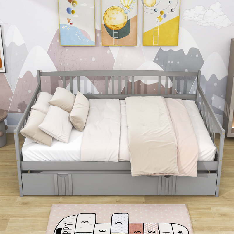 Daybed, Full, Gray