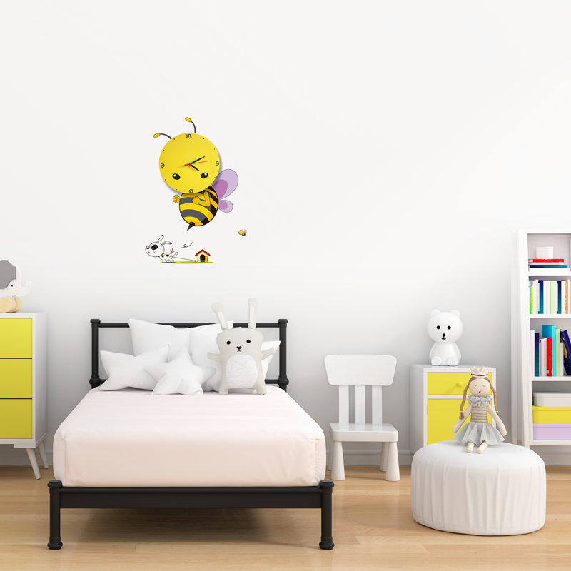 Neelam Bee Led Clock Night Light
