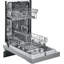 Frigidaire Series 18" 52 dBA Built-in Full Console Dishwasher with Cycle Status Indicators-48425105