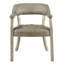 Chaise de salle à manger à accoudoirs capitonnés gris LUMera Collection-106905282-106905281