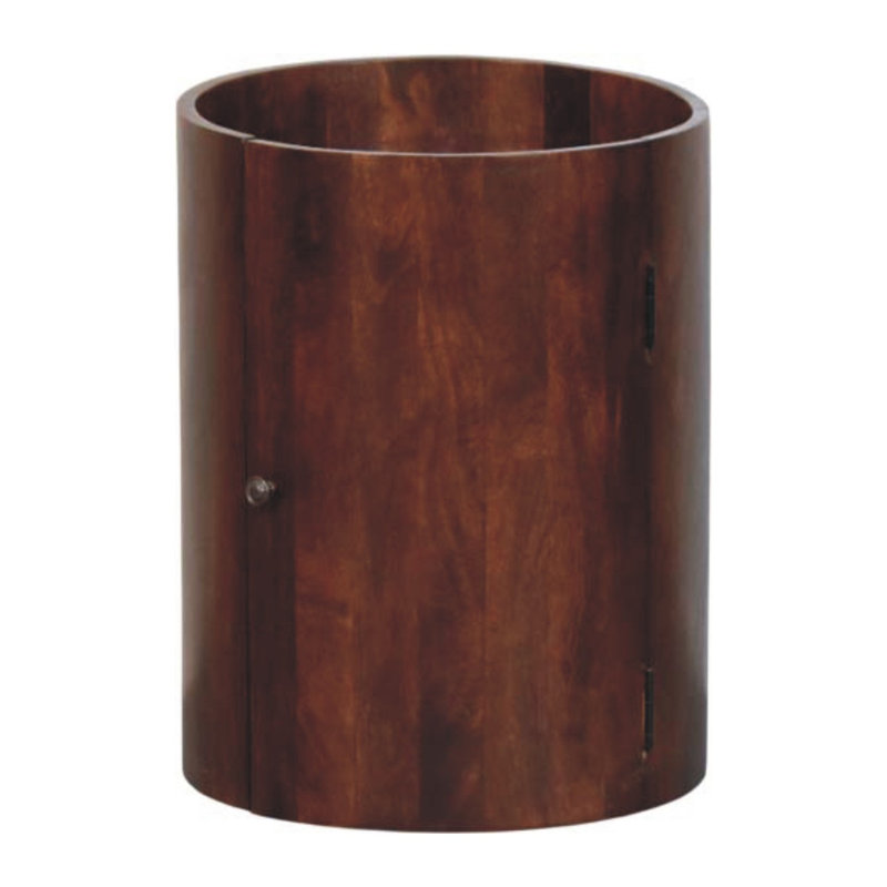 Winewood Round Side Cabinet