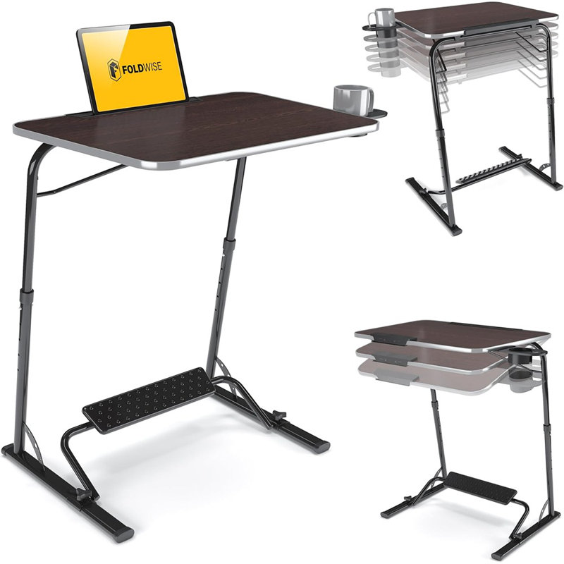 Upgraded Folding TV Tray Table - Extra Large & Sturdy L...
