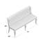 Banc rembourré