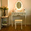 Ensemble coiffeuse avec miroir 5 tiroirs Oldfield-1322571907