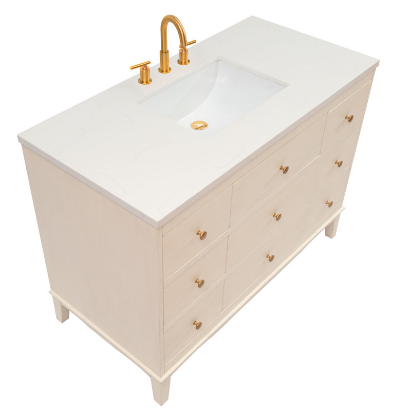 48.15'' Quartz Bathroom Vanity Top